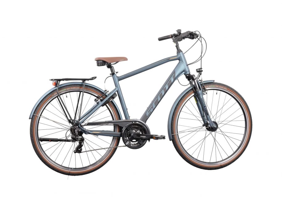 Grey bike - angle packshot