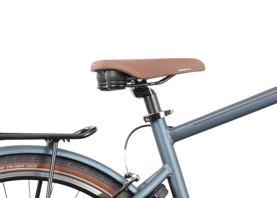 Grey bike detail saddle packshot