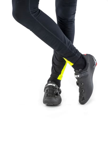 Man in bike apparel fashion shoes photo