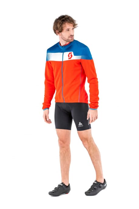 Man in bike apparel - fashion angle photo