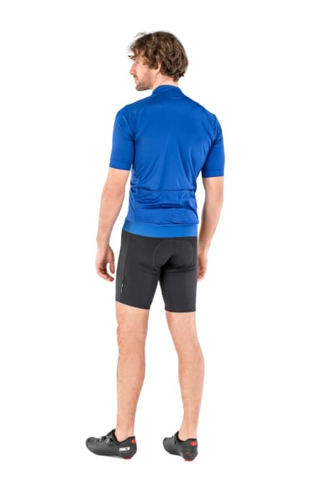 Man in bike apparel - fashion back photo