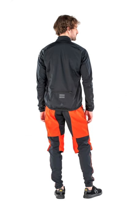 Man in sport apparel bike fashion back photo