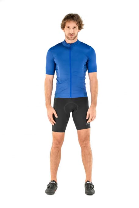 Man in bike apparel fashion front photo