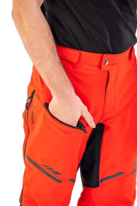 Man in sport apparel bike fashion trousers detail pocket photo