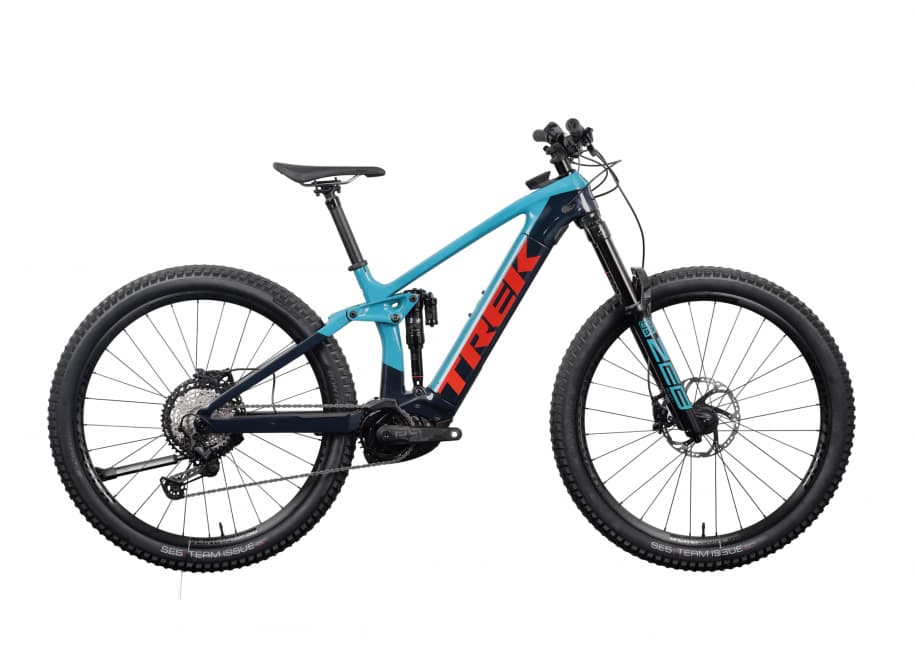 Turquoise bike side packshot