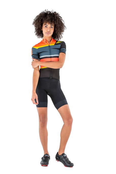 Woman bike fashion front photo