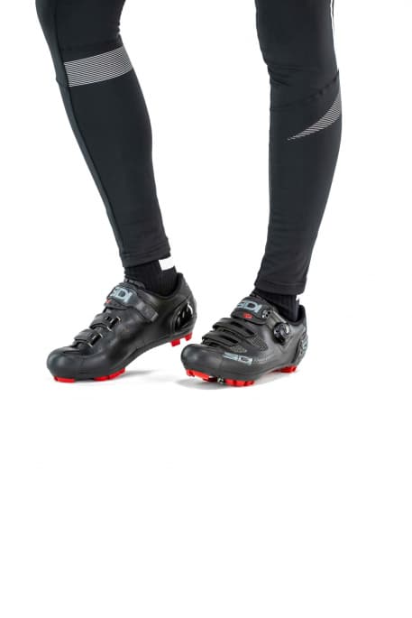 Woman in bike apparel fashion shoes photo